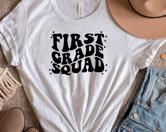 First Grade Squad - Teacher Shirt - Teacher Team Shirts - Teacher Squad shirts - Third Grade Squad - CUSTOMIZABLE!