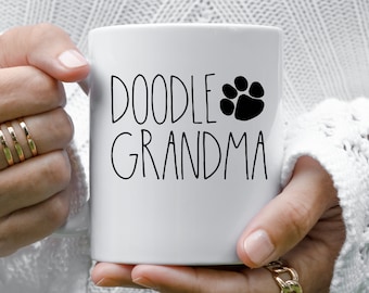 Doodle Grandma Mug, Doodle grandma coffee mug, doodle grandma, dog grandma, labradoodle grandma, golden doodle grandma