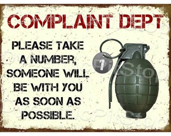 Letrero de queja divertido - Hecho en Australia