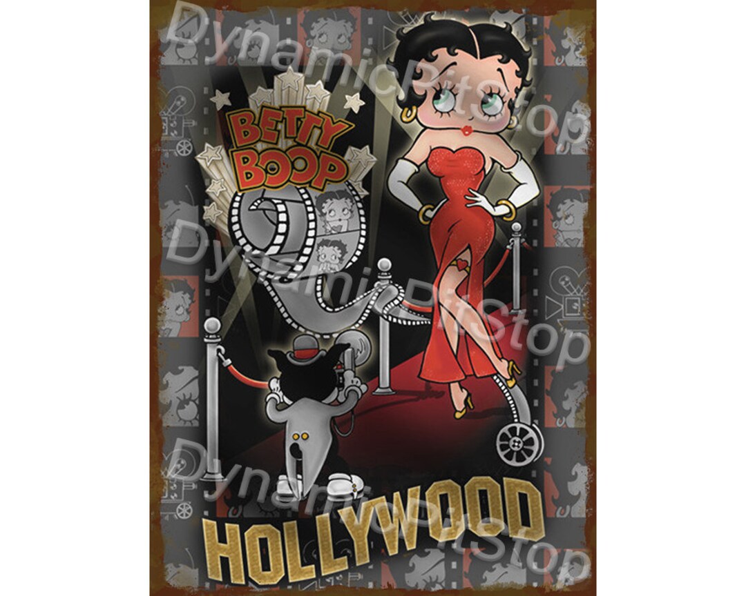 Betty Boop Rustic Tin Metal Sign or Decal Nostalgic Animated - Etsy Betty Boop Rustic Tin Metal Sign or Decal Nostalgic Animated - Etsy