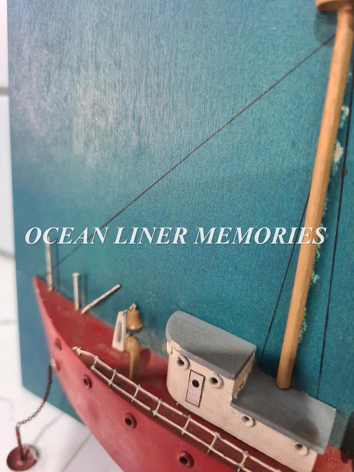 Van Riper 162 Van Ryper Model Ship Steamship Ocean Liner Relief Ship Rare Light ...