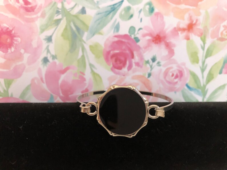 Monogrammed Bangle Bracelet