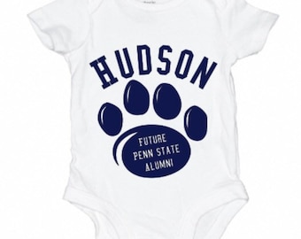 Football Personalized Baby One Piece