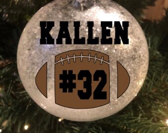 Football Personalized Ornament