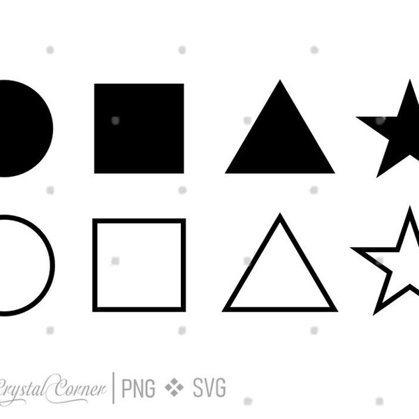 Triangles Circle Svg Etsy