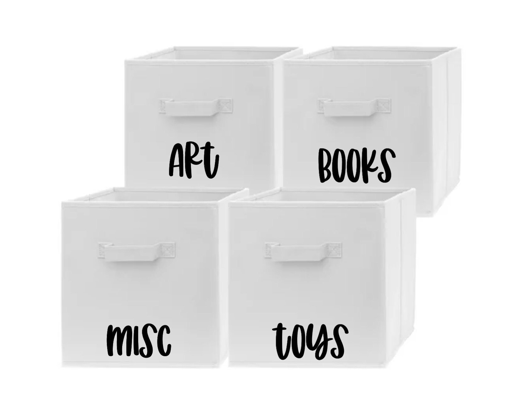 Cloth Storage Bin Labels Cloth Storage Bin Decals Custom Etsy