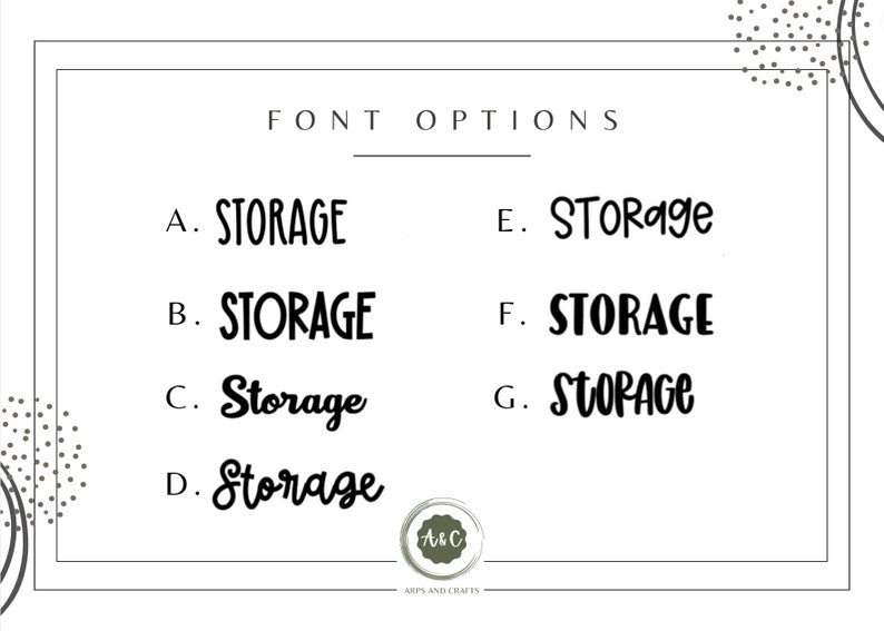 Cloth Storage Bin Labels Cloth Storage Bin Decals Custom Etsy