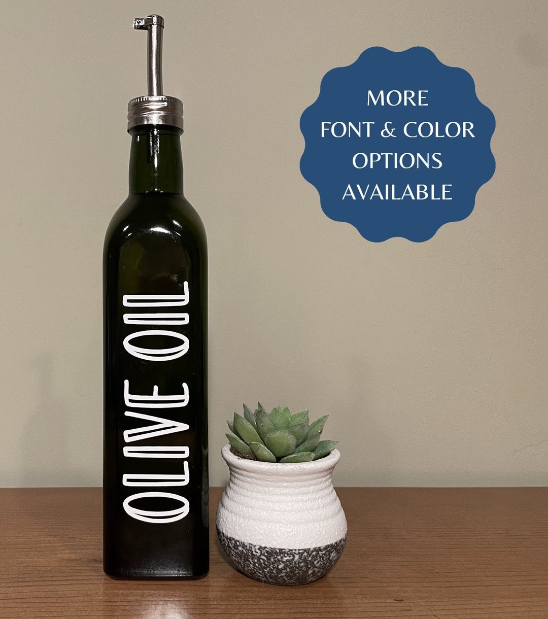 Oil Bottle Decals Oil Bottle Labels Custom Vinyl Labels and Decals Home