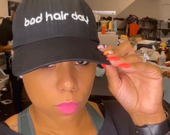 Bad hair day dad cap | embroidery | fun hats | gift ideas for her