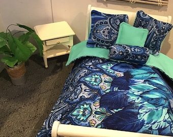 Dollhouse bedspread, dollhouse bedding, dollhouse bed cover, dollhouse bed dressing,,dollhouse blanket