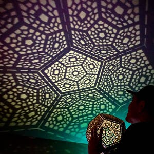 12 Sided Shadow Lamp , Creates Beautiful Art For Any Room!!!!