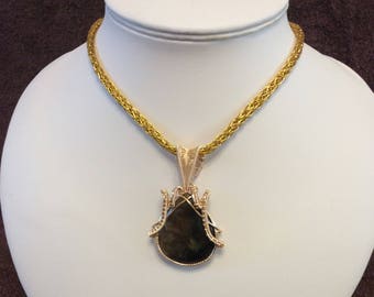 Pendentif en labradorite