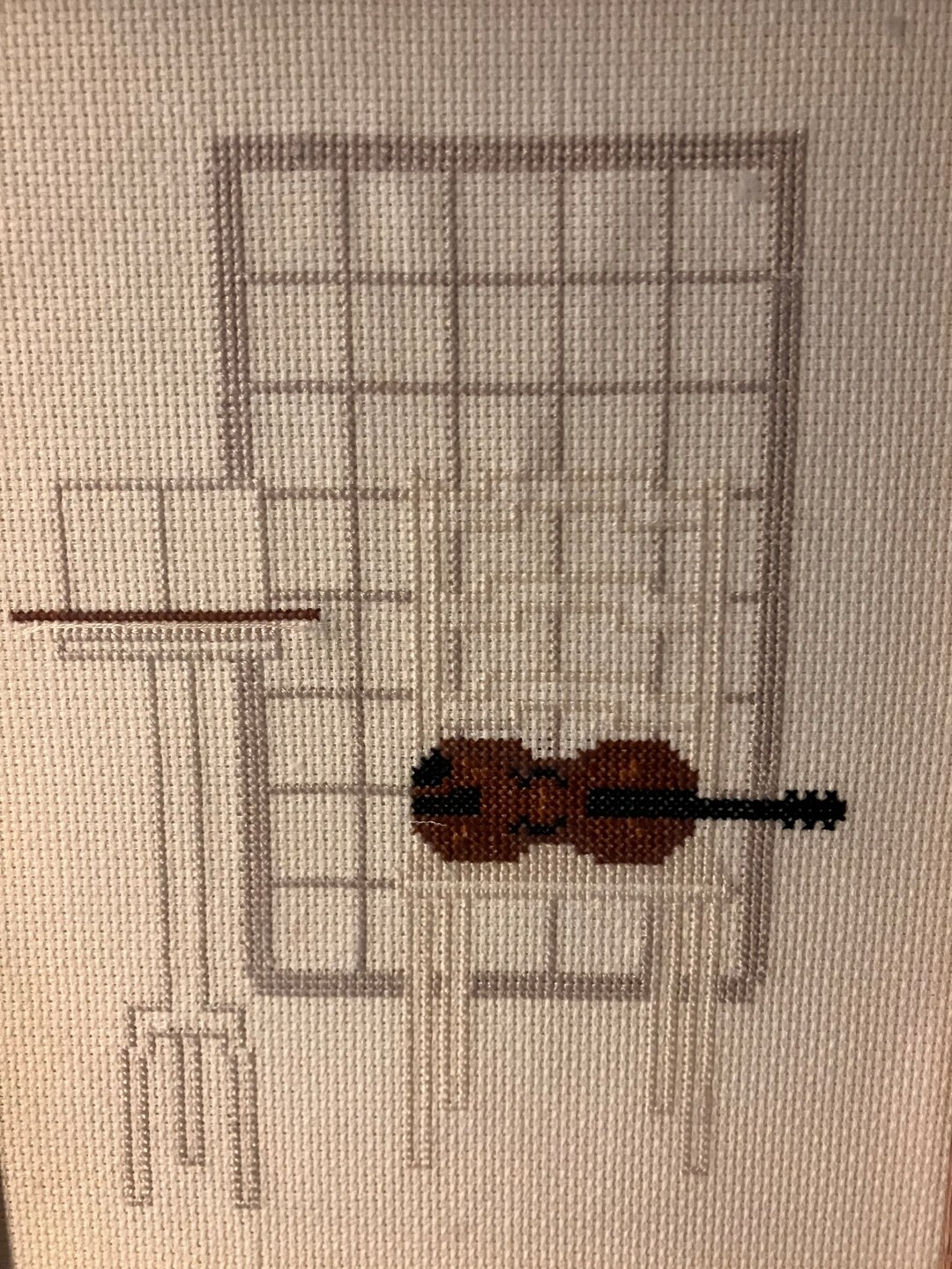 Violin Cross Stitch Etsy