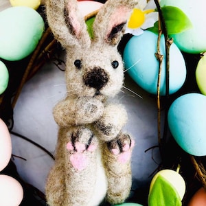 Needle felted bunny rabbit