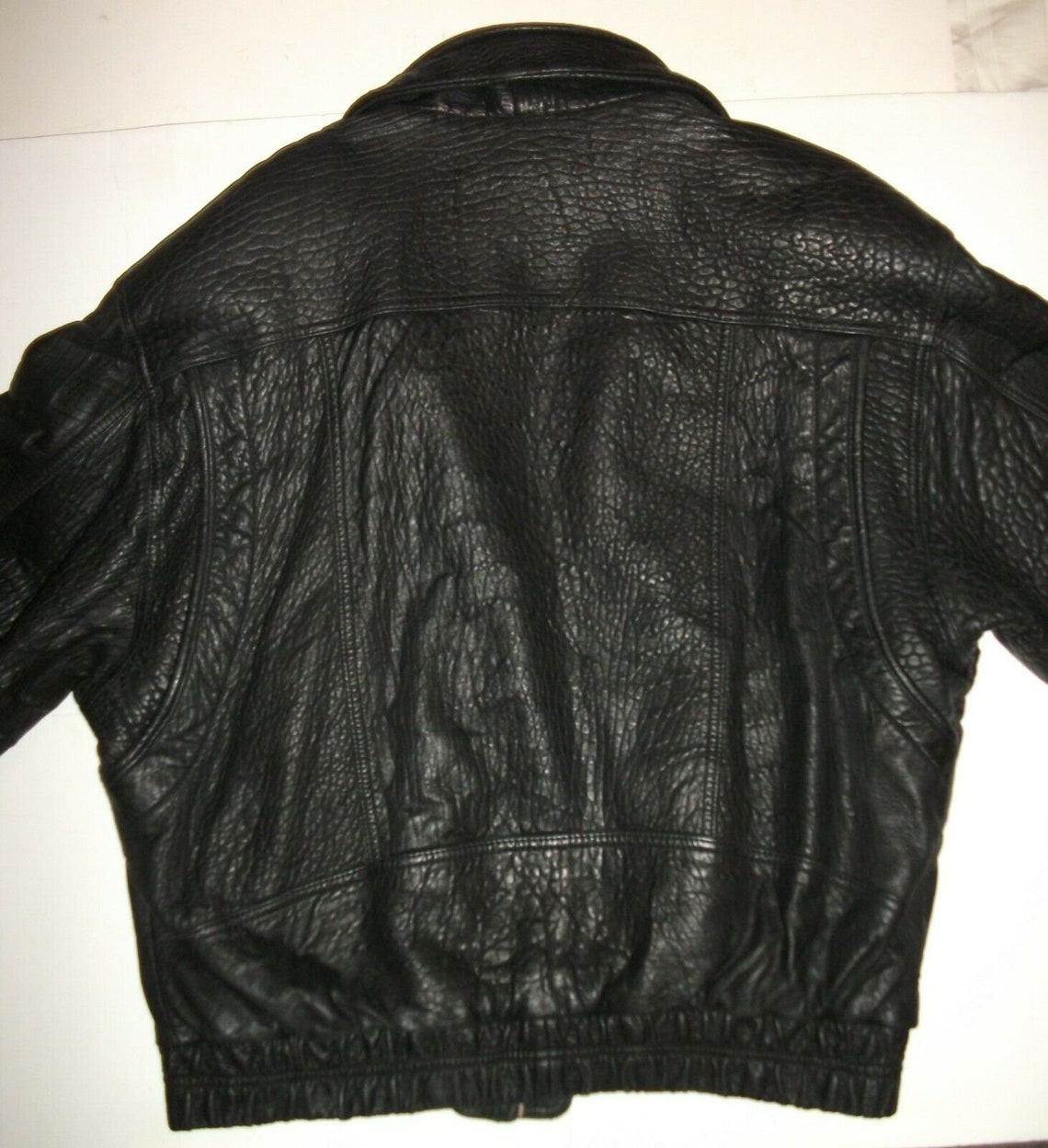 Vintage Early 1990s Colebrook Co. Black Leather Jacket Size - Etsy