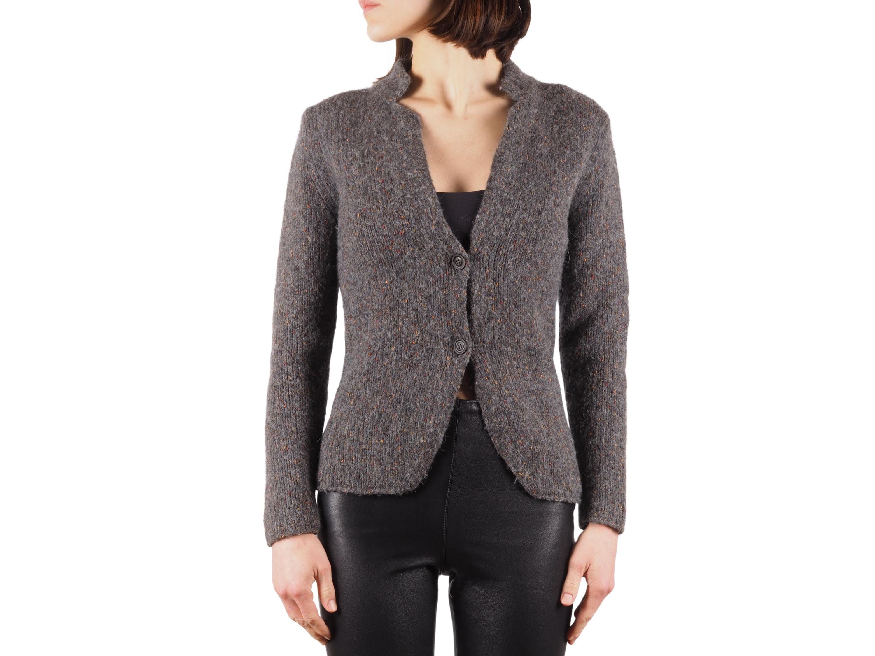 ファビアナフィリッピ カーディガン レディース グレー アルパカ