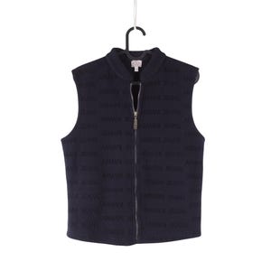 Armani Jeans Vest Gilet Vintage Women Logo Fleece US 6 / S Small Italy 90s