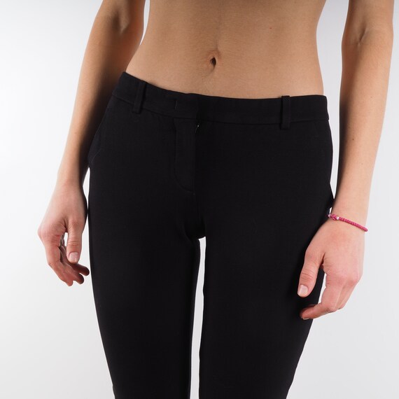 Emilio Pucci Women's Black Stretch Cropped Capri … - image 2