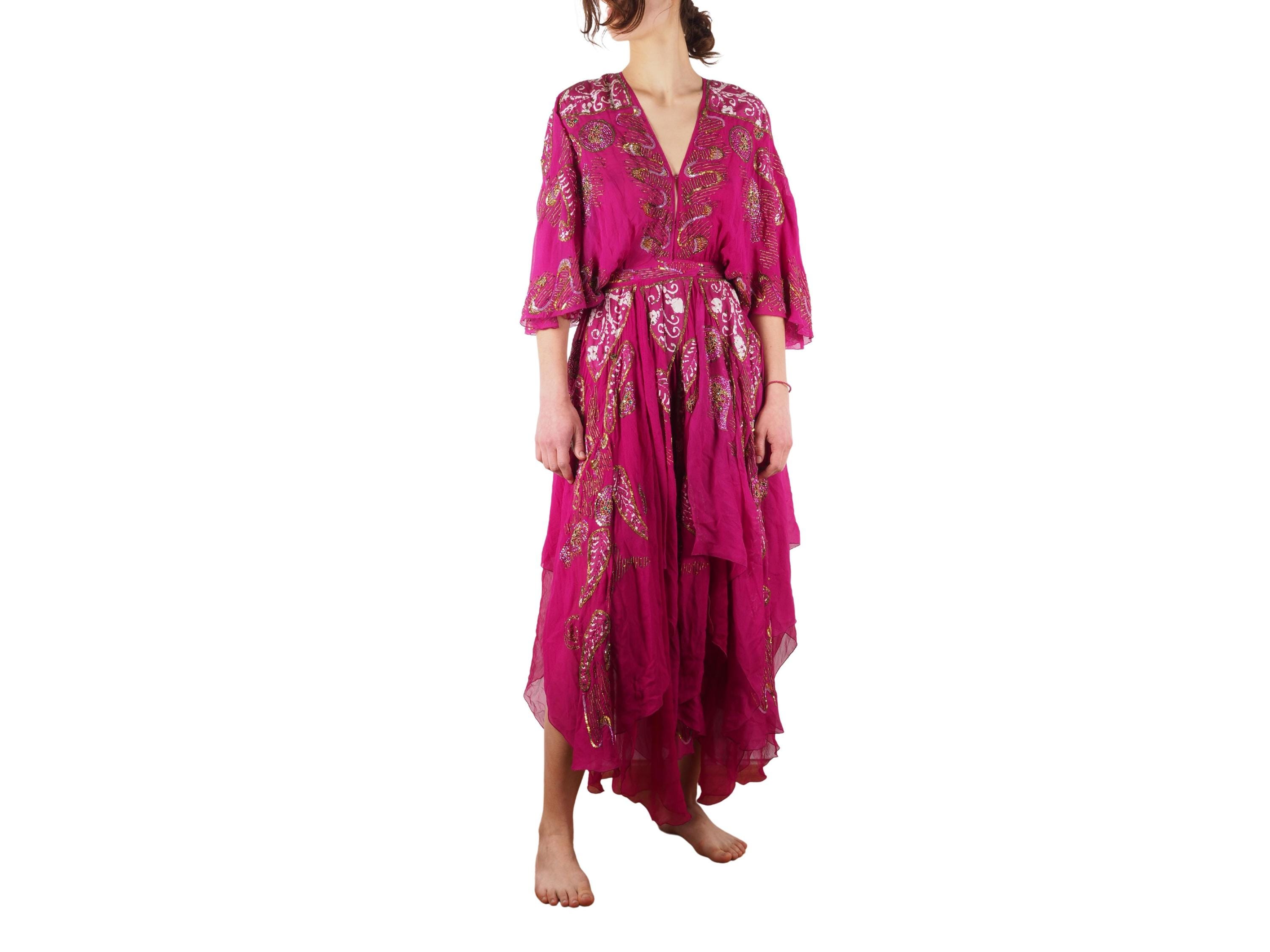 etro embroidered dress Maxi Flared Dress With See-Through Sleeves