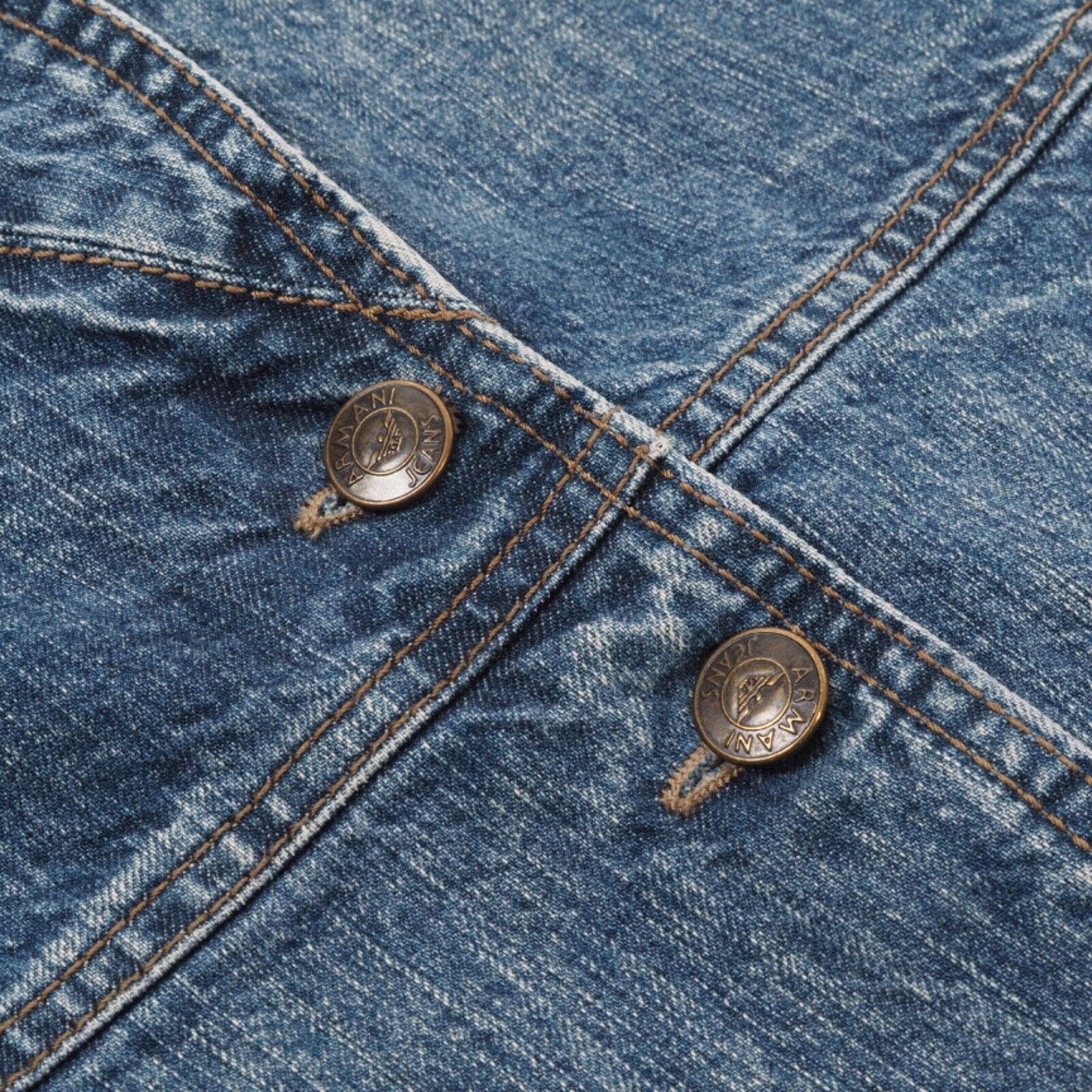 Armani Jeans Jacket Vintage Women Blue Denim Jean US 8 / IT 42 - Etsy