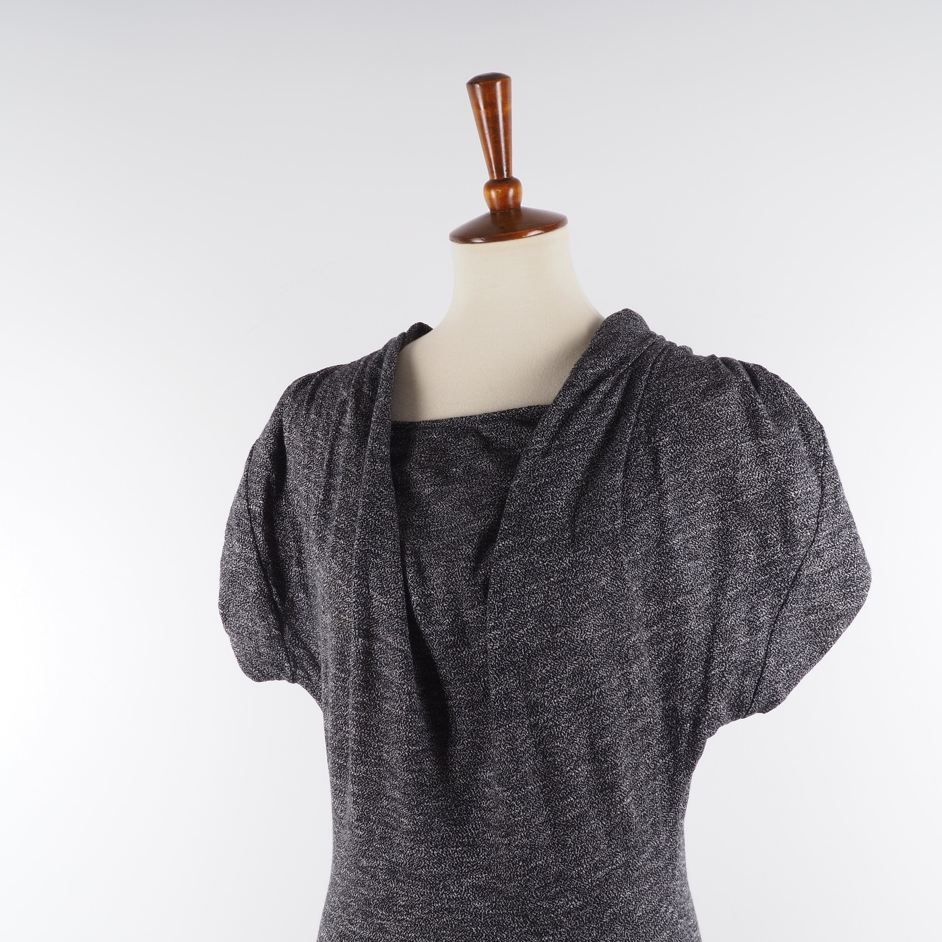 Alexander Mcqueen MCQ Gray Cotton Wool Dress - Size XS - Etsy
