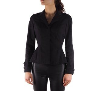 Alexander McQueen Blazer Jacket Women Black Size 42 S Small