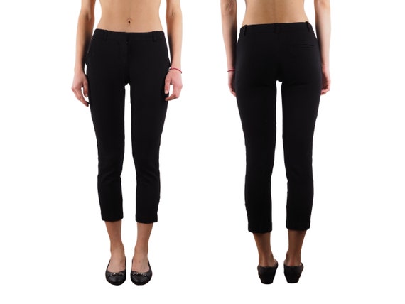 Emilio Pucci Women's Black Stretch Cropped Capri … - image 1