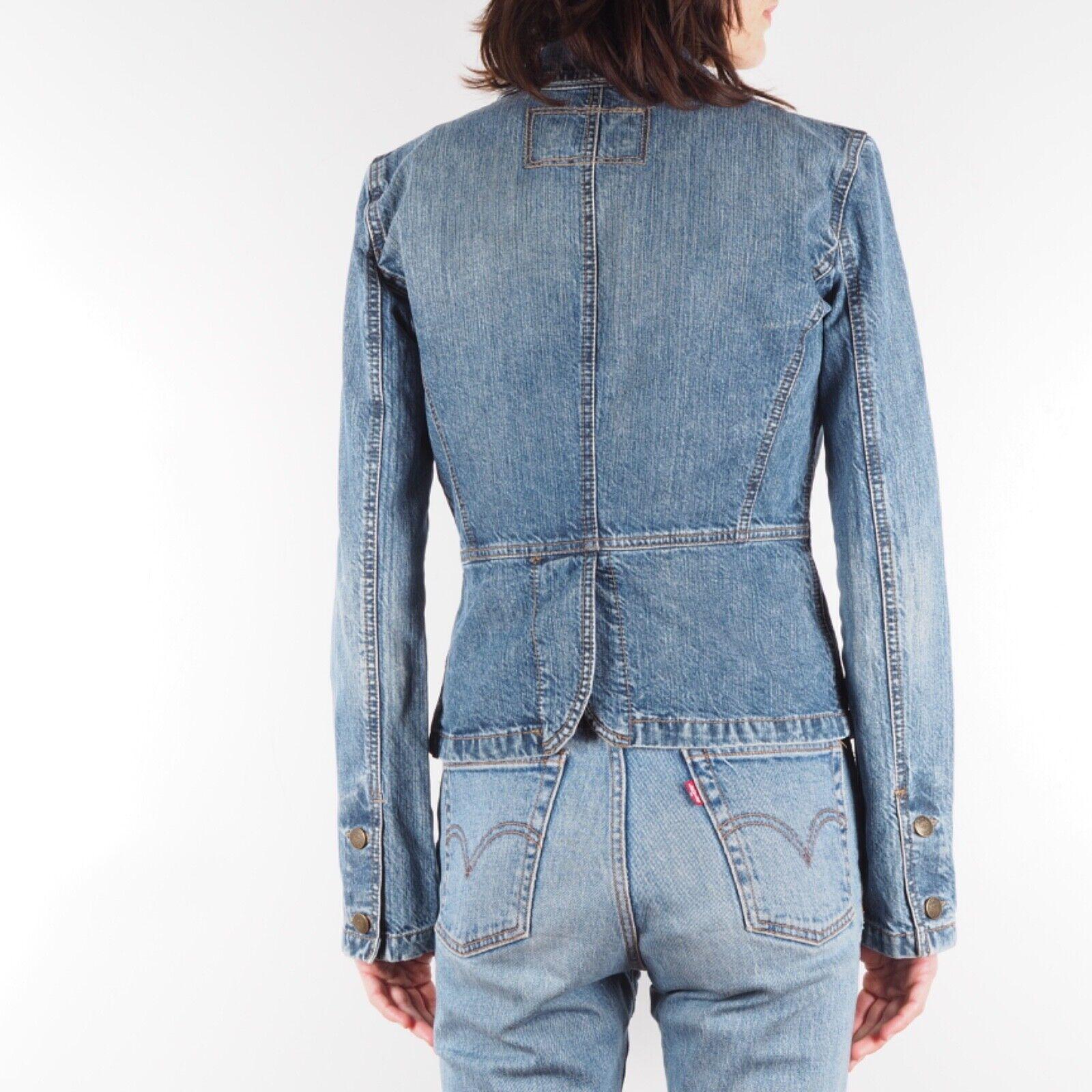 Armani Jeans Jacket Vintage Women Blue Denim Jean US 8 / IT 42 - Etsy