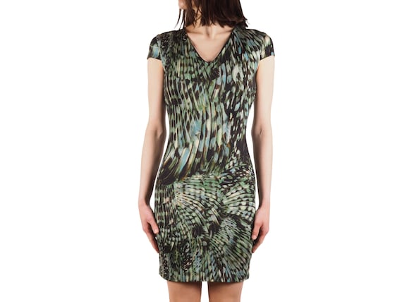 moss green mini dress Oria Chiffon Mini Dress / Green | MESHKI