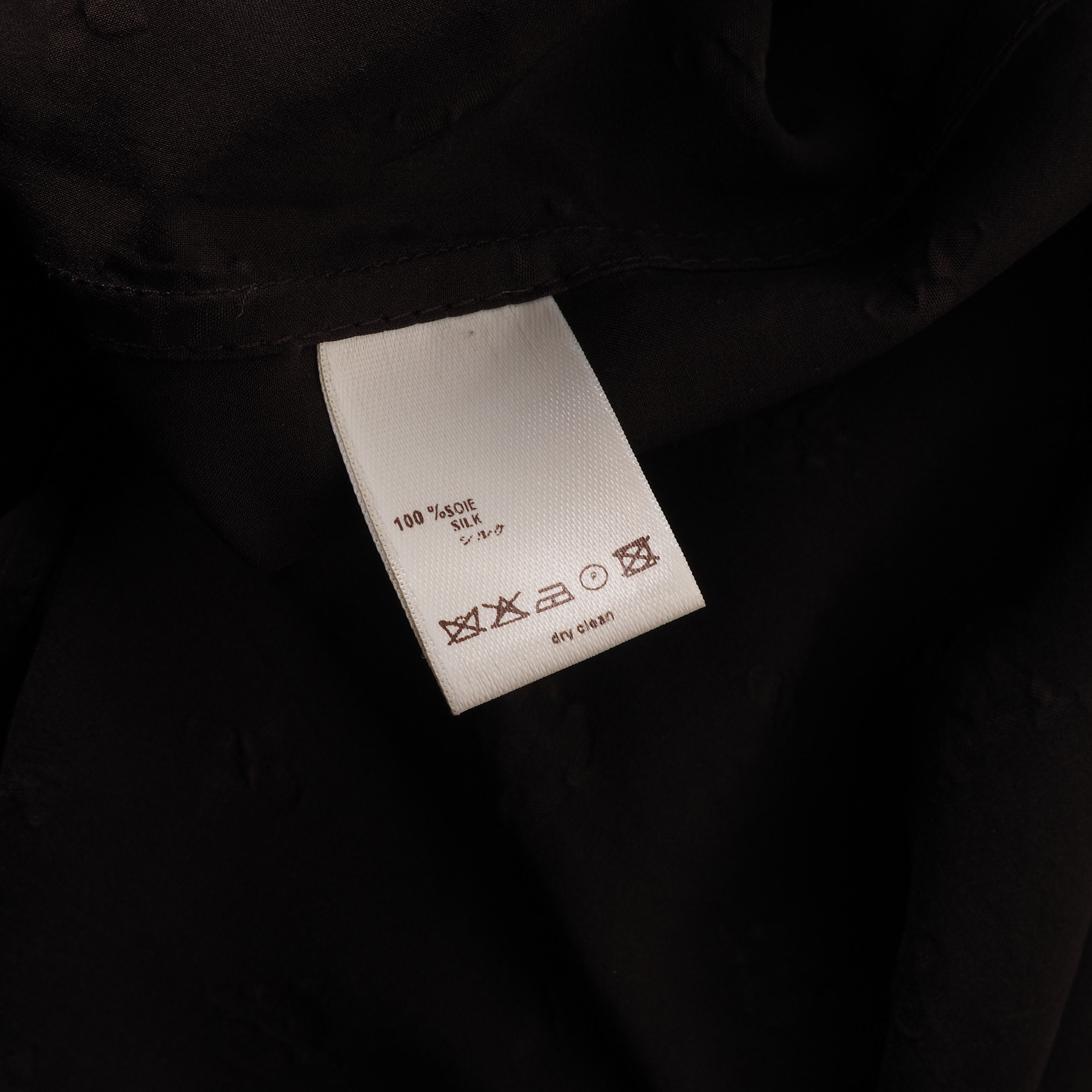 Authentic Rare Louis Vuitton Short Sleeve Monogram Brown Shirt Women Men  size 42 