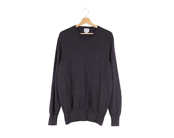 Vivienne Westwood Men's Gray Wool Knit Pullover Sweater Tagged 2XL