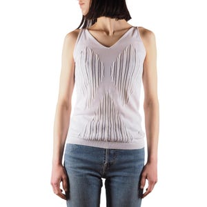 White Chanel Tank Top - Etsy