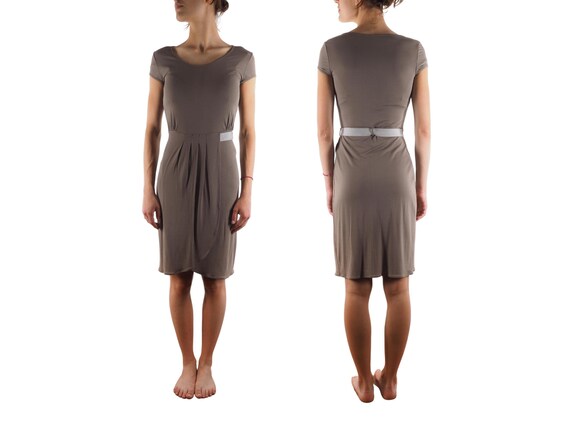 knit gold dress Sandra Gold Lurex Knit Dress