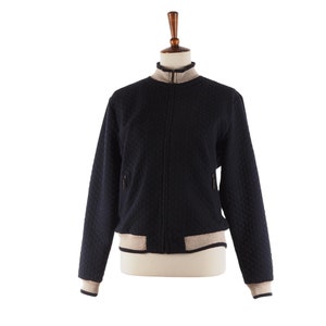 Purdey Bomber Jacket Women Black Lightweight Zip XL