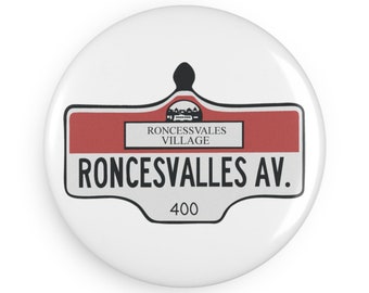 Roncy/ Roncessvales Button Magnet