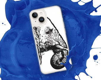 Hand Drawn Elephant Clear Case for iPhone®