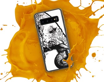 Hand Drawn Elephant Clear Case for Samsung®