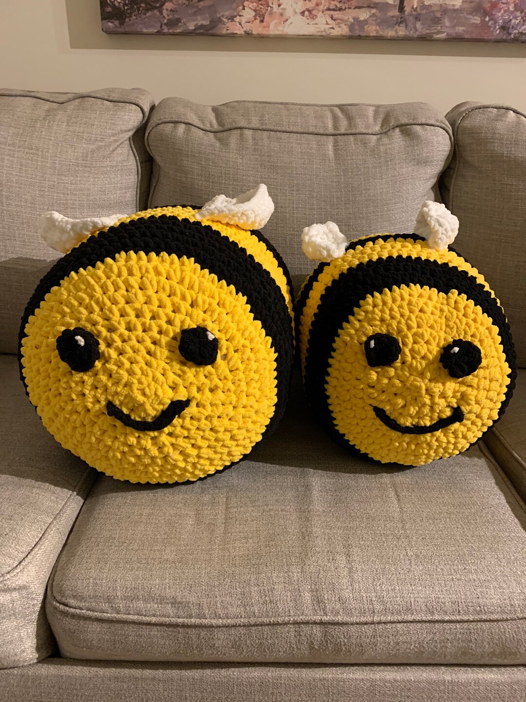 COMMISSIONS OPEN! Giant Crochet Bee Amigurumi - Etsy