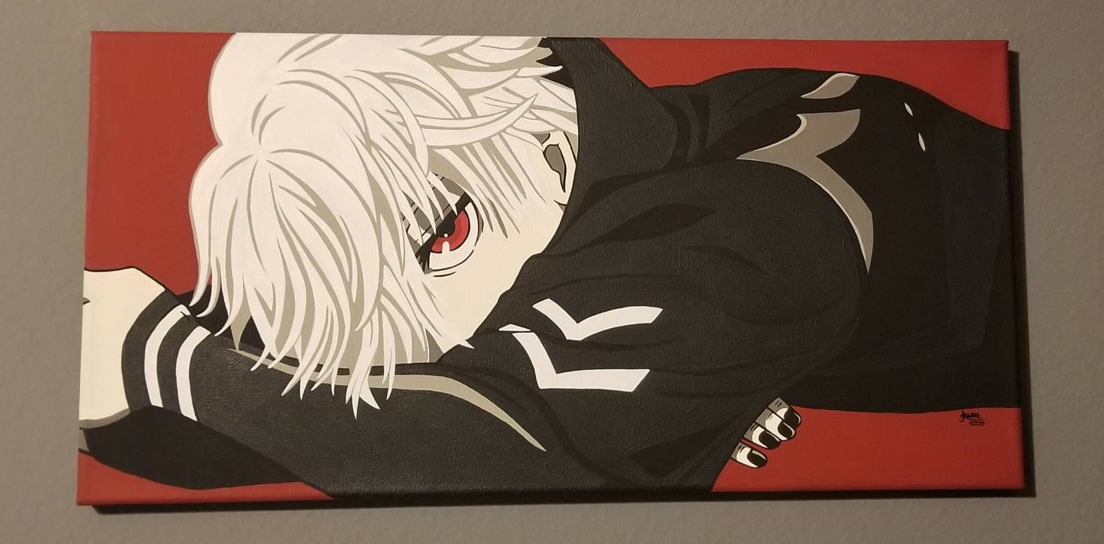 Tokyo Ghoul Anime Wall Art Painting by Rash Jan