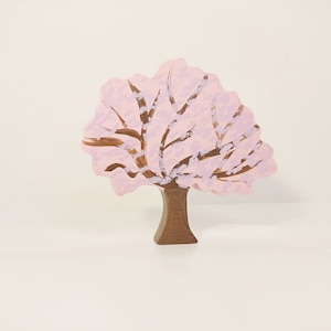 Cherry blossom tree wooden toy, wooden tree toy, imaginative play, open ended toy, seasonal table decoration, waldorf inspired wooden toy