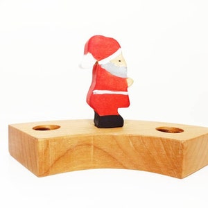 Jultomtens födelsedagsringprydnad, juldekor, waldorfinspirerad, festringprydnad, födelsedagsring, adventsspiral, waldorffödelsedag