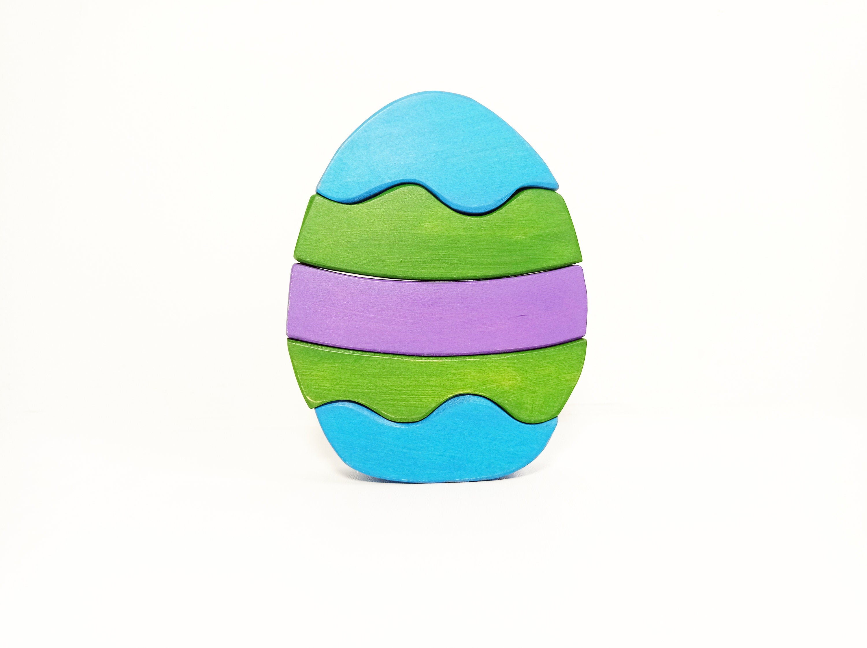 イースターエッグ積み上げおもちゃ、ウォルドルフ風積み上げ卵、子供用