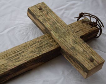 reclaimed wood cross, wooden cross, religious home decor, easter, reclaimed wood, home decor, christian decor, handcrafted wooden cross