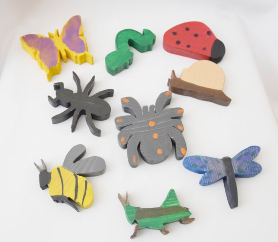 wooden butterfly toy