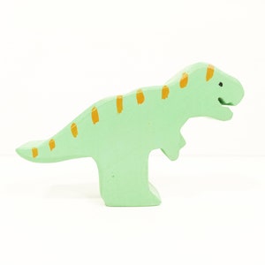 T-Rex wooden toy, wooden dinosaur toy, waldorf animals, prehistoric animals, gift for toddlers and kids, eco friendly toys kids gifts dino