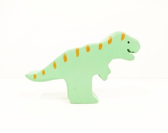 T-Rex wooden toy, wooden dinosaur toy, waldorf animals, prehistoric animals, gift for toddlers and kids, eco friendly toys kids gifts dino
