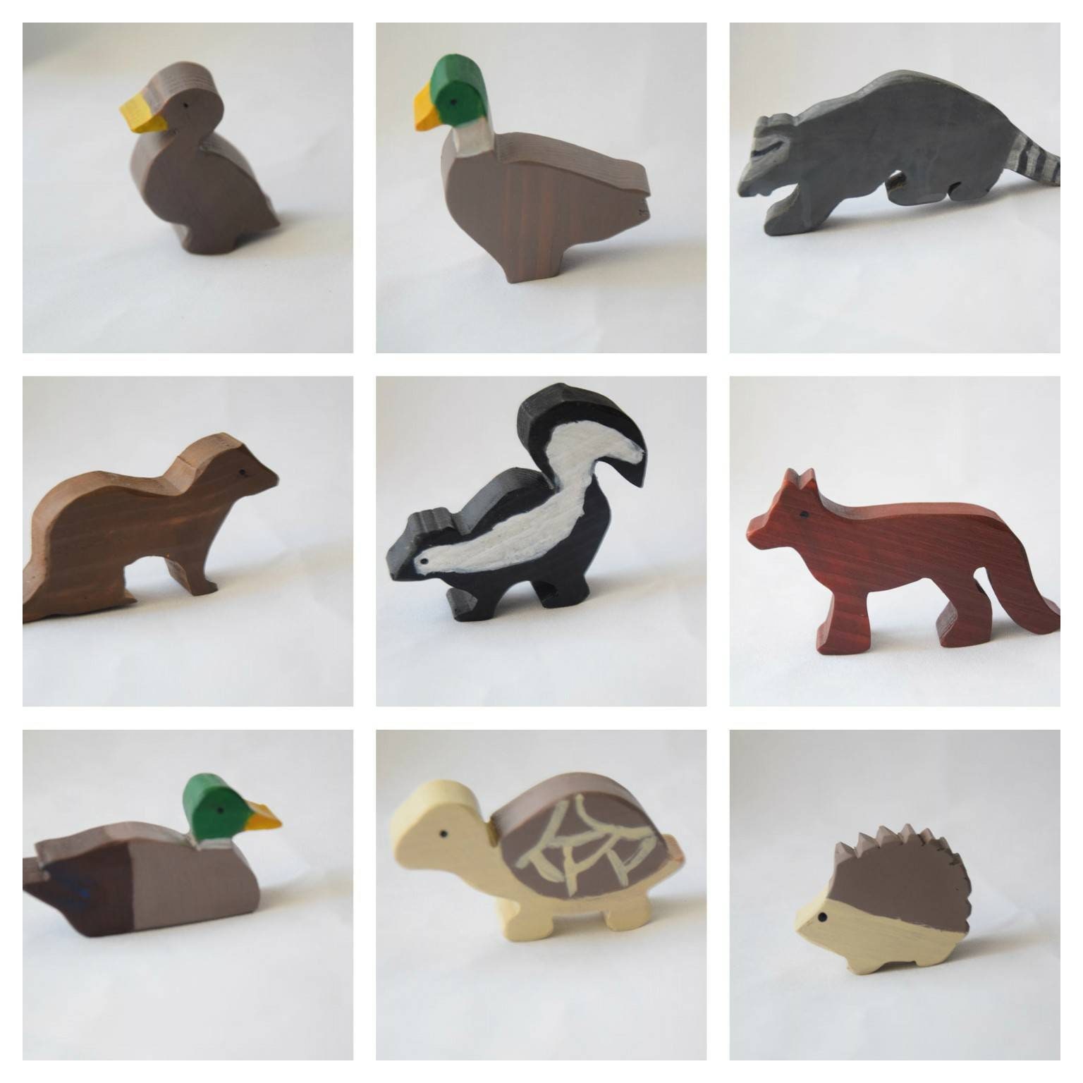 spielzeug waldorf Holztiere, sechs Tiere der Wahl, Waldorf Spielzeug, Waldorf