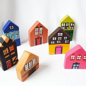 One wooden house of choice wooden toy, wooden decor, open ended play, imaginative play, waldorf inspired toy, decorative house, wooden decor
