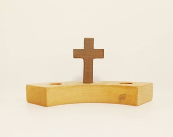 Kreuz Waldorf Ringornament, Kreuz Anhänger, Waldorf Dekoration, Feier Ring Dekoration, Kreuz Dekoration, Waldorf Kreuz Ornament