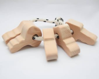 Wooden key toy - wooden keys - key toy - keys toy - wooden toy - toddler toy - christmas gift - first birthday gift - baby toy - montessori